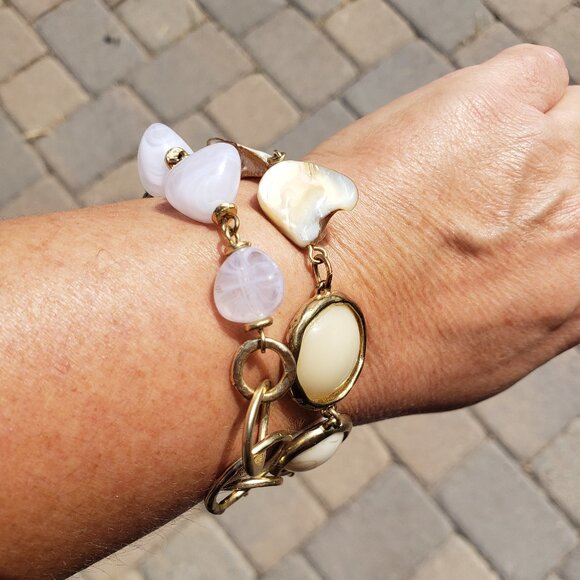 Chico's Chunky Double-Layer Bracelet - Picture 2 of 4